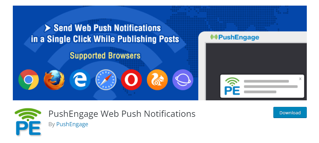 Push Engage - marketing push notifications