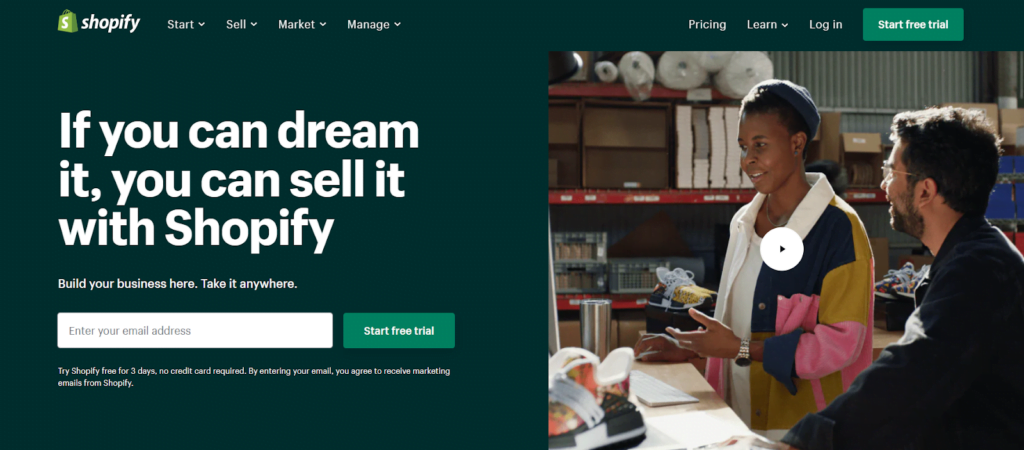 Shopify Overview - BigCommerce vs. Shopify vs. SquareUp