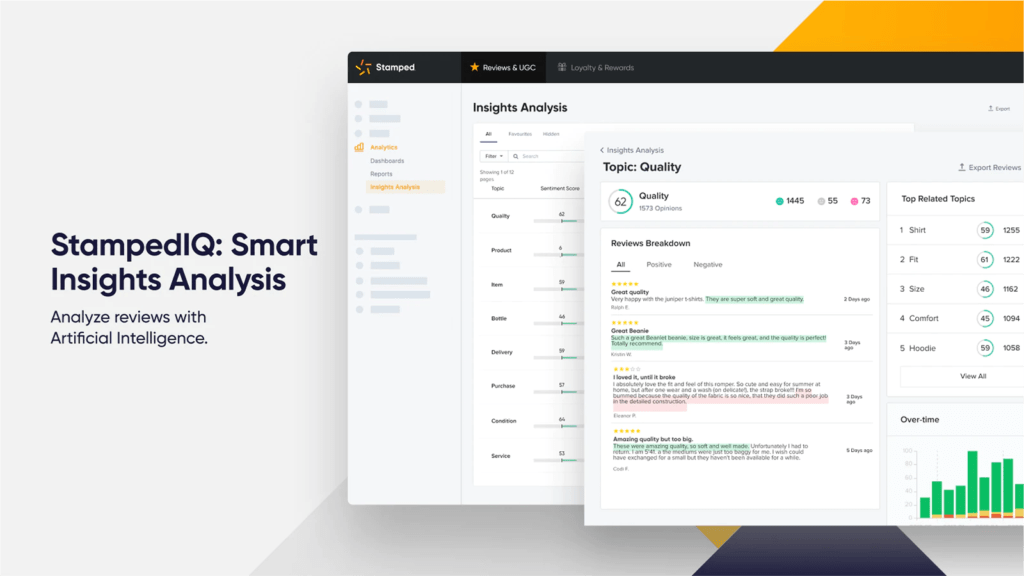 Stamped - Control your brand experience and analyze reviews with artificial intelligence